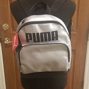 Puma Royale PU Backpack Silver/Black
